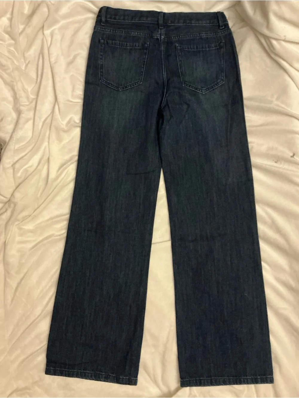 The Children's Place Dark Blue Wide-Leg Jeans with Silver Studs